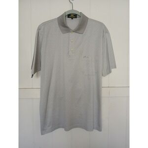 Vintage Longchamp Paris Shirt Polo Men's 52 Logo Short Sleeve Cotton Made Italy